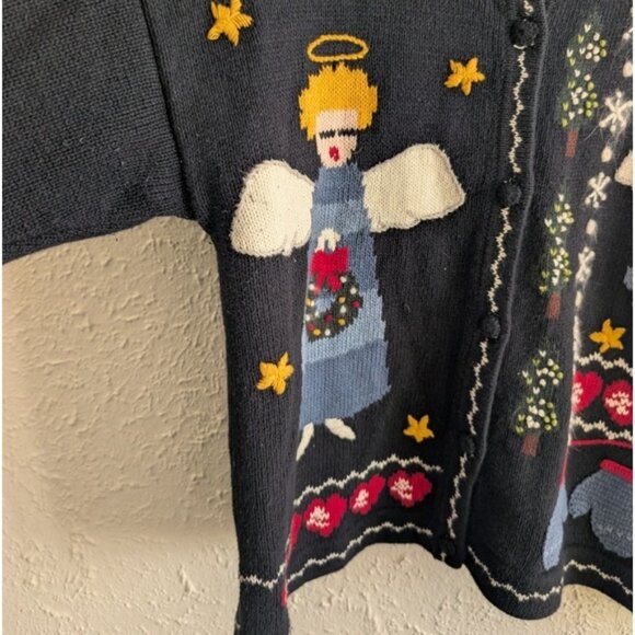 NutCracker Angel Christmas Cardigan - Picture 6 of 8
